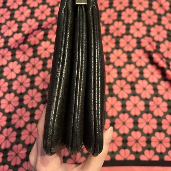 Kate Spade Black Leila Triple Gusset Crossbody 😍 - Picture 7 of 16